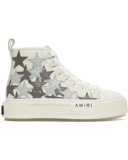 Amiri Off-White Stars Court High Sneakers