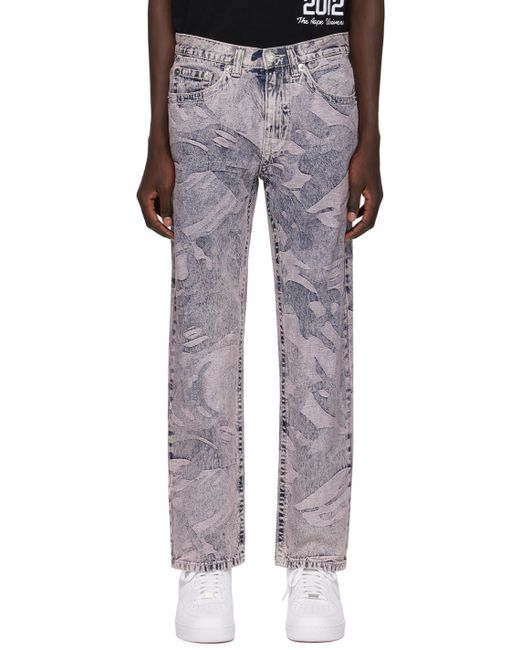 AAPE by A Bathing Ape Graphic Printed Jeans
