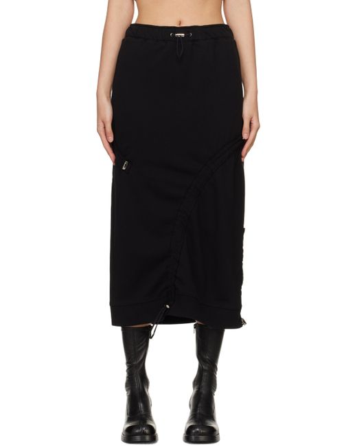 lesugiatelier Shirring Midi Skirt