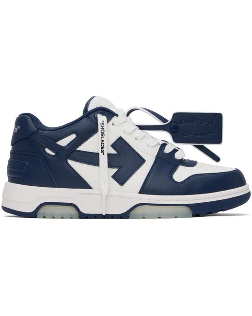 Off-White Navy Out Of Office Sneakers