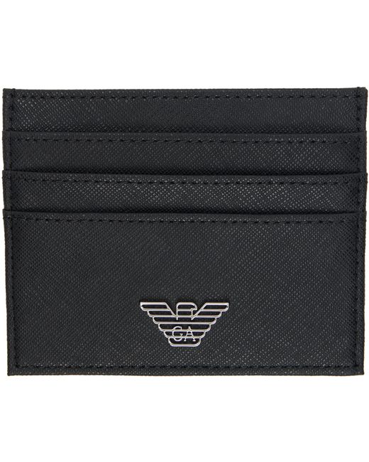 Emporio Armani Regenerated Leather Card Holder
