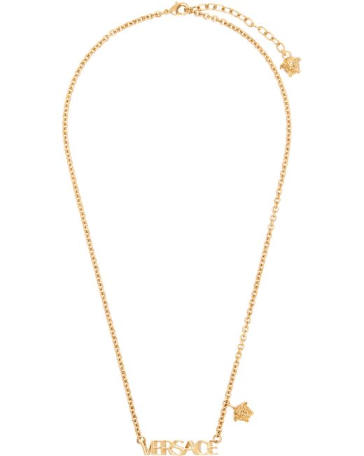 Versace Gold Logo Necklace