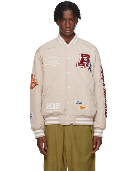 AAPE by A Bathing Ape Patch Bomber Jacket