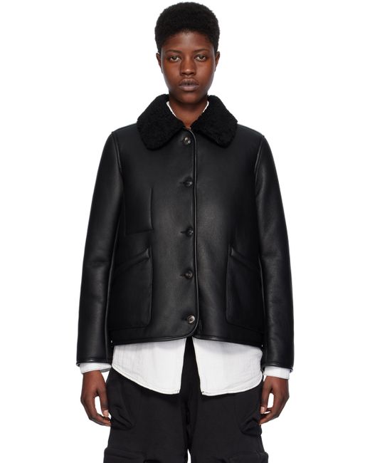Ymc Brainticket Leather Jacket