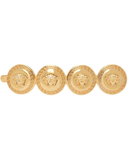 Versace Gold Right Medusa Tribute Hair Pin