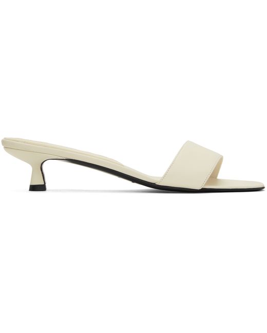 Loulou Studio Off-White Heeled Sandals