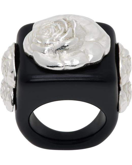 La Manso Silver Roséton Ring