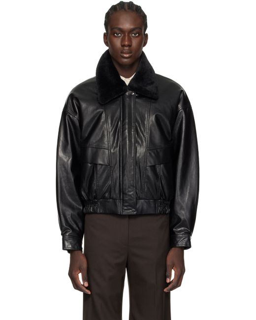 Low Classic Short Faux-Leather Jacket