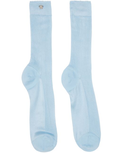 Versace Ribbed Knit Socks