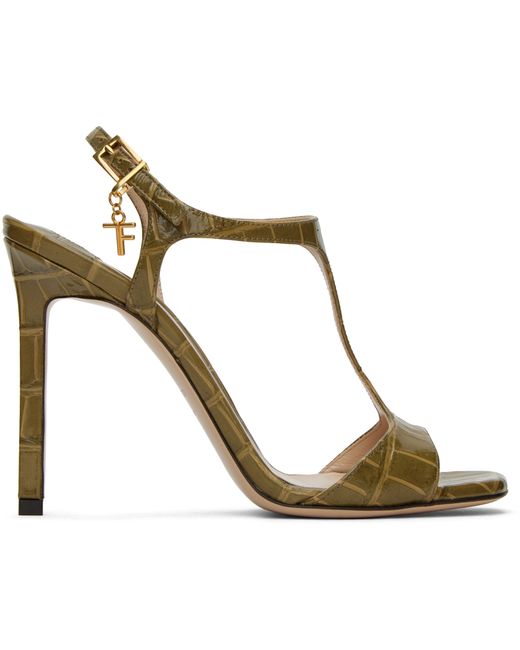 Tom Ford Glossy Heeled Sandals
