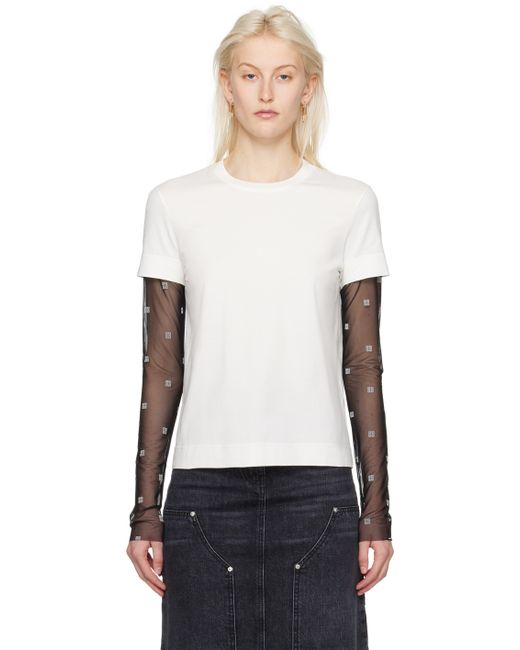 Givenchy Black Layered Long Sleeve T-Shirt