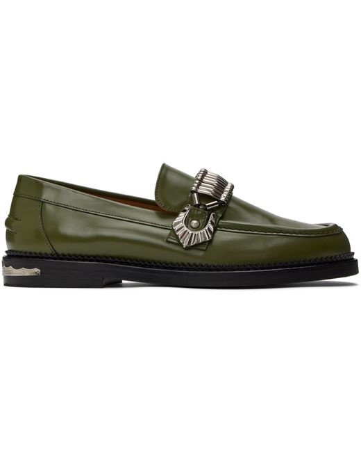 Toga Virilis Exclusive Green Polished Loafers
