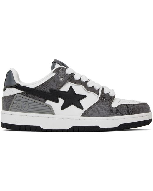 Bape Gray Sk8 STA 1 Sneakers