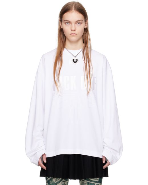 Vtmnts Embroidered Long Sleeve T-Shirt