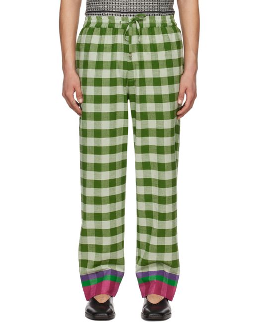 Harago Check Trousers