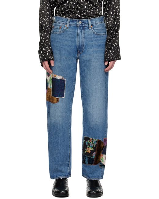 Anna Sui Exclusive Patchwork Jeans