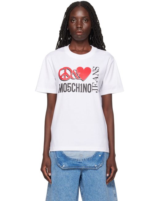 Moschino Jeans Peace Love T-Shirt
