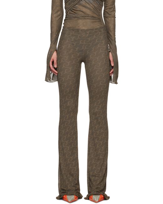Jade Cropper Khaki Reversible Trousers