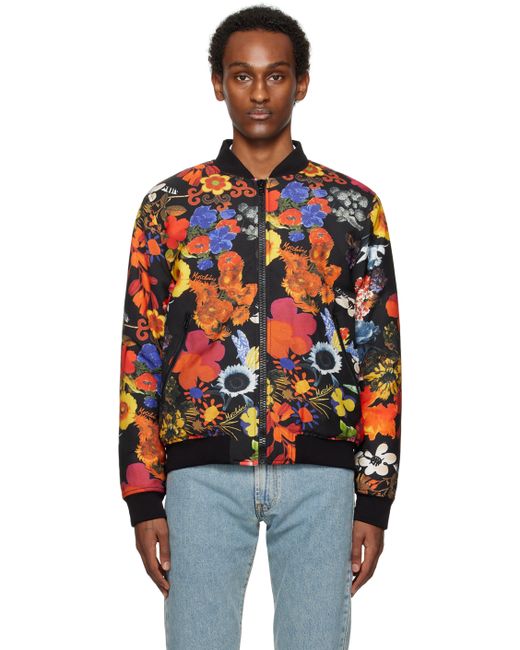 Moschino Allover Flowers Bomber Jacket