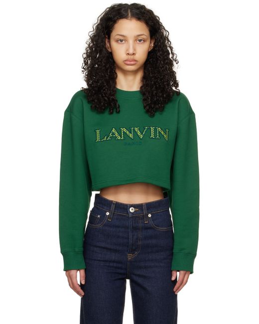 Lanvin Curb Embroidered Sweatshirt