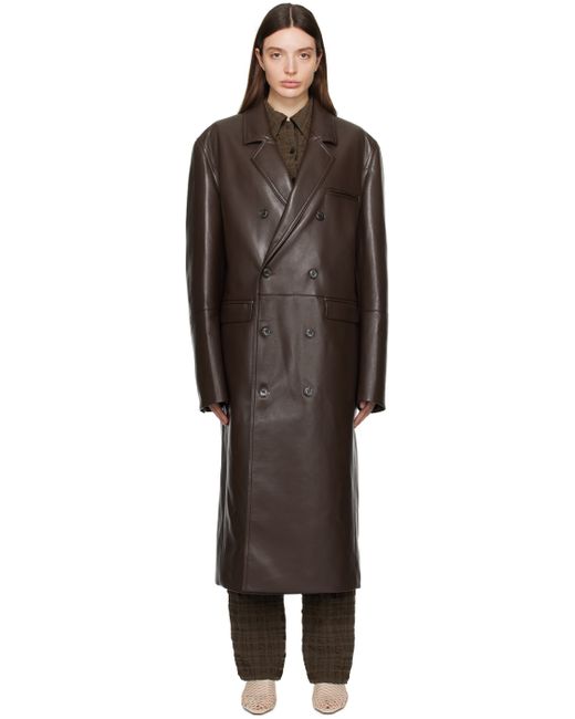Nanushka Sverre Leather Coat