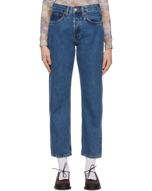 Re/Done Stove Pipe Jeans