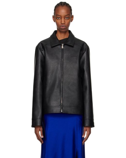 Coperni Zip Faux-Leather Jacket