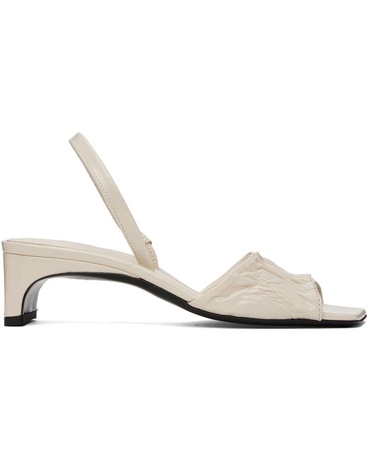 Totême Off The Gathered Scoop Heeled Sandals