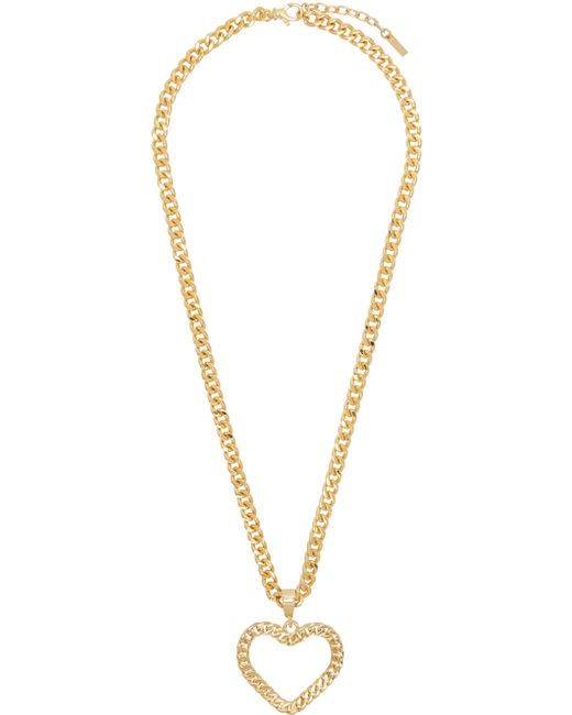 Moschino Gold Love Peace Necklace