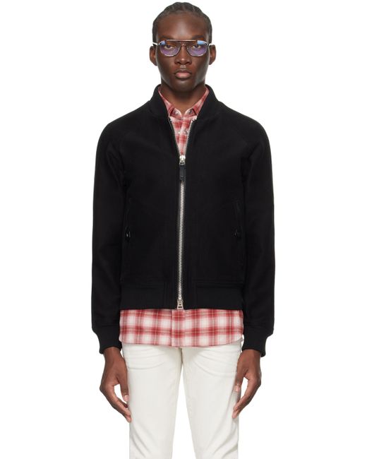Tom Ford Stand Collar Bomber Jacket