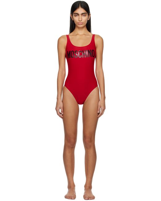 Moschino Printed One-Piece Swimsuit