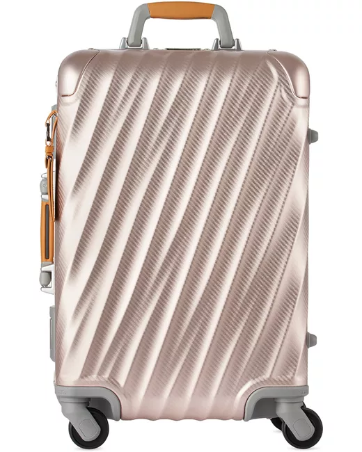 Tumi Pink 19 Degree Aluminium International Carry-On Case