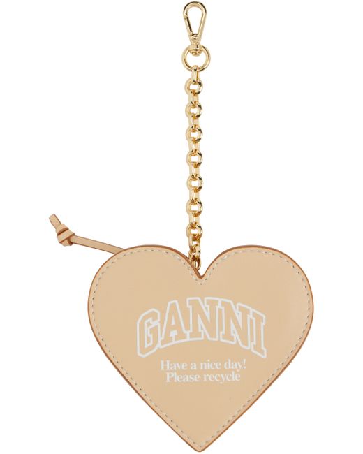 Ganni Funny Heart Coin Pouch
