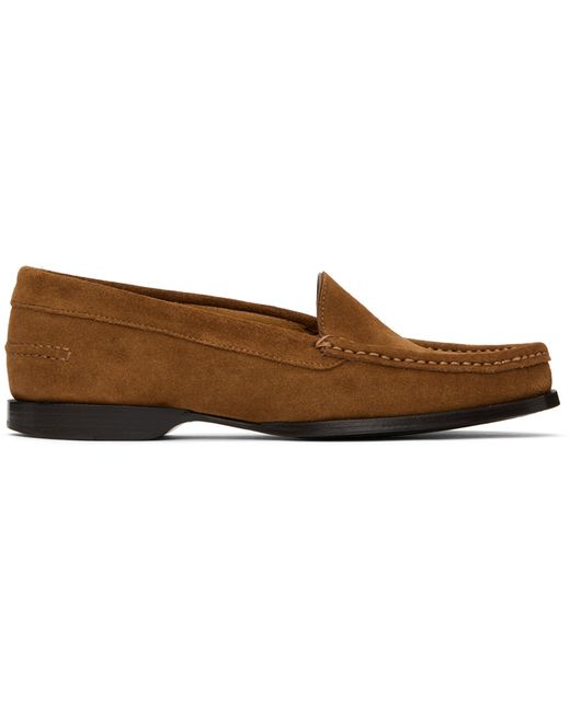 The Row Tan Ruth Loafers