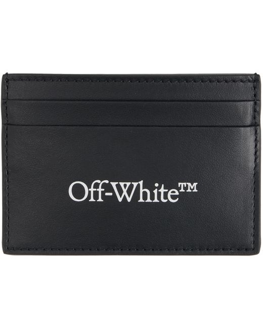 Off-White Black Bookish Card Holder