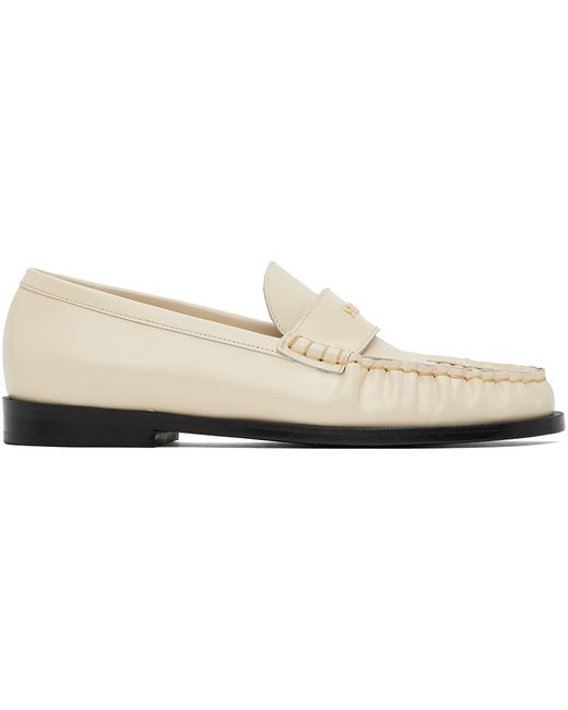 Staud Off-White Loulou Loafers