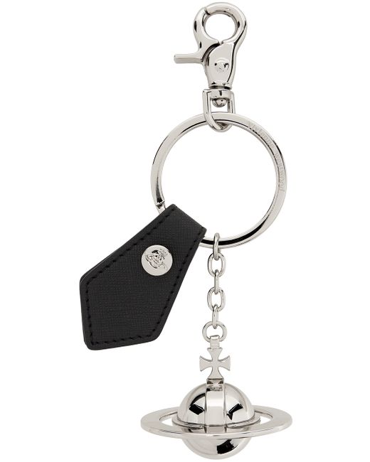 Vivienne Westwood Silver 3D Orb Keychain