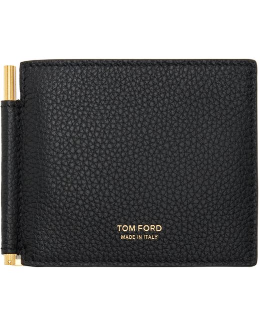 Tom Ford Soft Grain Leather Money Clip Wallet