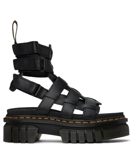 Dr. Martens Ricki Leather Platform Gladiator Sandals
