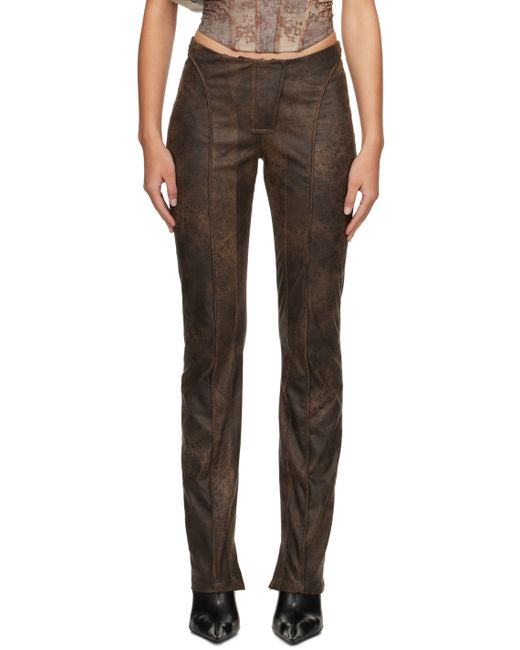 Misbhv Harley Faux-Leather Trousers