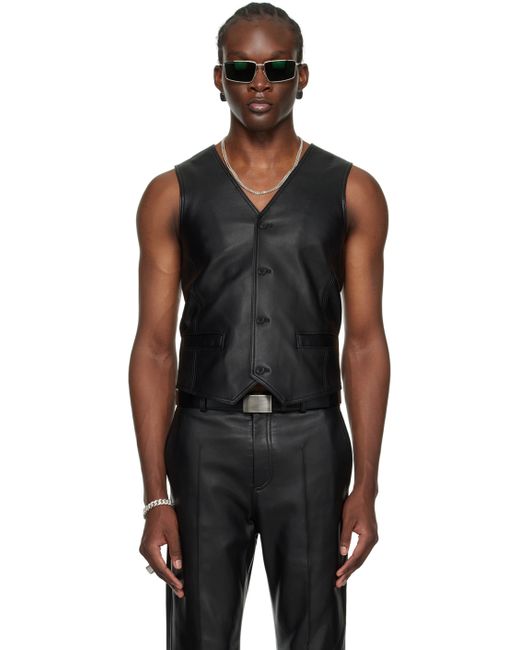 Lu'U Dan Exclusive Tailored Leather Vest