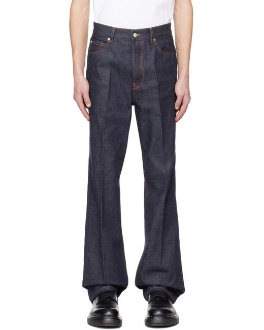 Ferragamo Indigo Five-Pocket Jeans