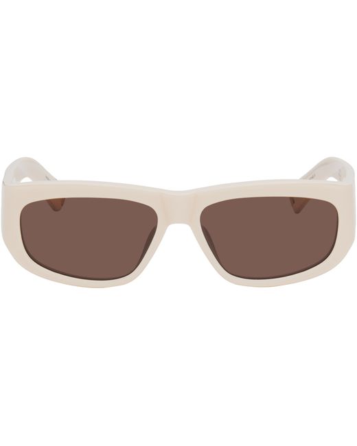 Jacquemus Off-White Les Lunettes Pilota Sunglasses
