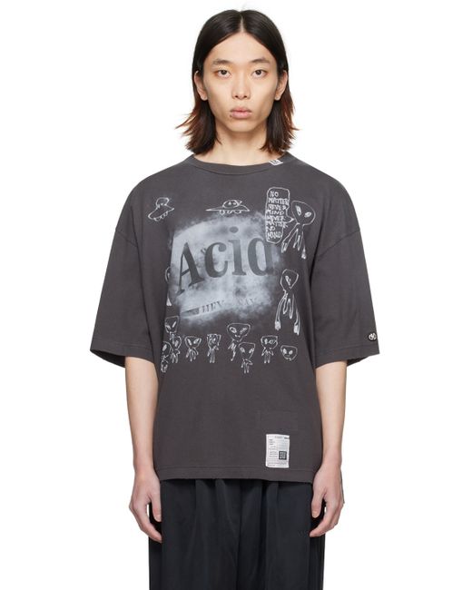 Miharayasuhiro Gray Acid T-Shirt