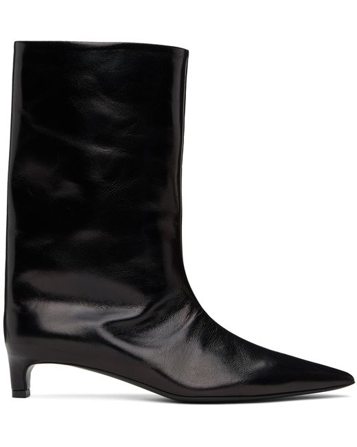 Jil Sander Leather Heeled Boots