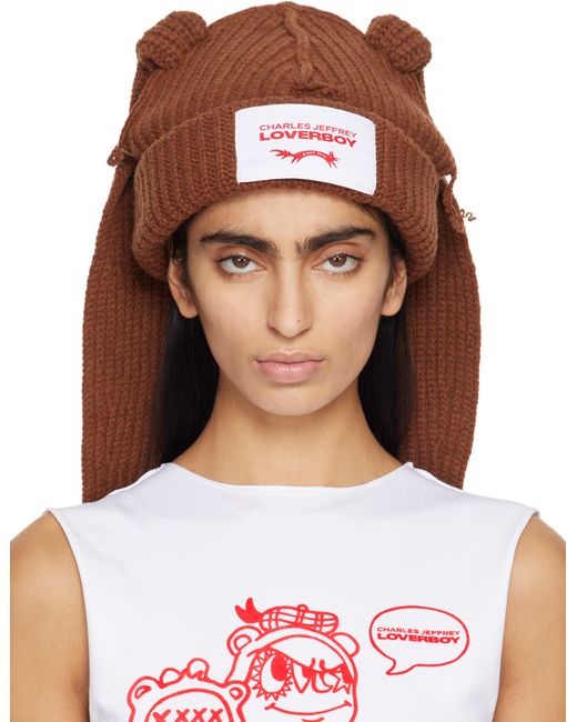 Charles Jeffrey Loverboy Exclusive Chunky Rabbit Beanie
