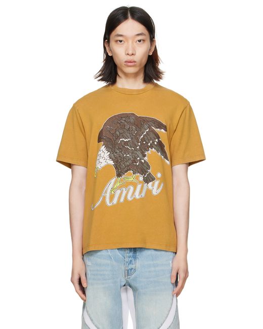 Amiri Tan Eagle T-Shirt