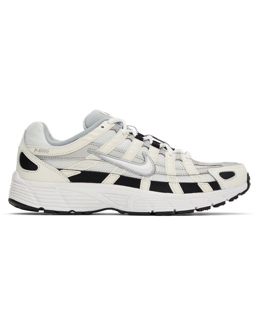 Nike White P-6000 Sneakers