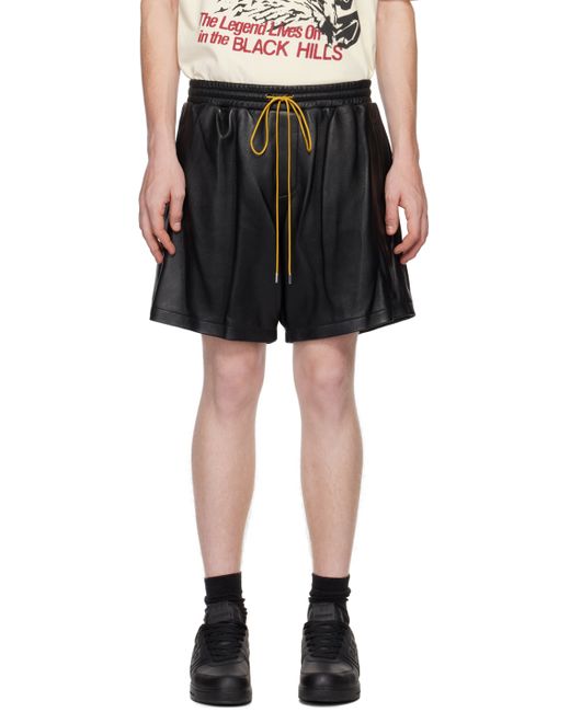 Rhude Leather Shorts