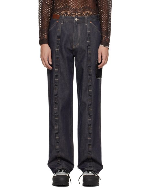 Andersson Bell Patchwork Wave Tuck Jeans